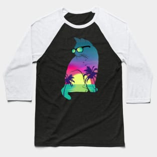 Summer Cat Baseball T-Shirt